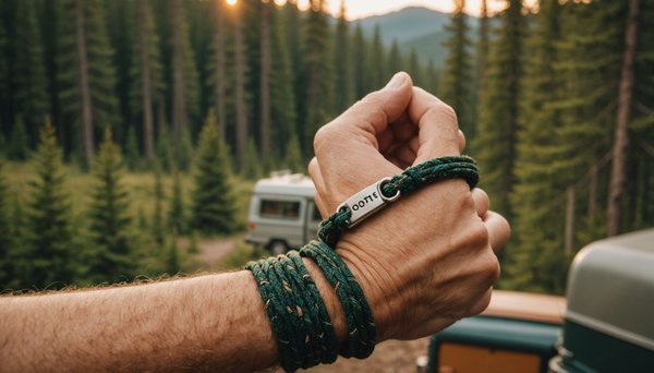 Choisir un bracelet textile personnalise pour camping